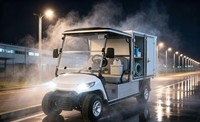 A2.GC Vehículo de 2 Plazas con Función de Transporte Seguro para Estudiantes a Corta Distancia, Conducción Estable a Baja Velocidad