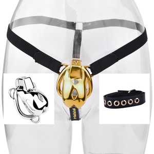 อุปกรณ์รักษาพรหมจรรย์ FRRK 304 สแตนเลสสตีล ระบายอากาศได้ดี สวมใส่สบาย พร้อมเข็มขัดและปลั๊กโลหะสำหรับผู้ชาย - Product Image 1