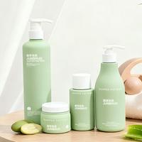 Bouteille de shampooing personnalisée en HDPE Soft Touch de 250 à 500 ml avec bouchon à vis pour les soins capillaires, les soins corporels et les soins lavants