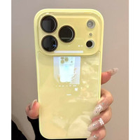 Coque de téléphone anti-chute en verre mat PC avec film de protection d'objectif pour iPhone 18 17 16 Pro Max, transformation instantanée grande fenêtre 18promax