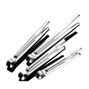 ที่คีบอาหารในครัว <span class=keywords><strong>Ironx</strong></span> ที่คีบบาร์บีคิว สแตนเลส ทนความร้อน ที่คีบขนม ที่คีบเสิร์ฟบุฟเฟ่ต์ ที่คีบสเต็ก ทำความสะอาดง่าย - Product Image 4