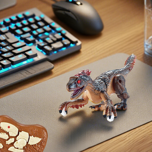 Jouet dinosaure té<span class=keywords><strong>l</strong></span>écommandé RC, simulation de Velociraptor avec lumières LED, jouet éducatif électrique pour enfants, haute qualité - Product Image 4