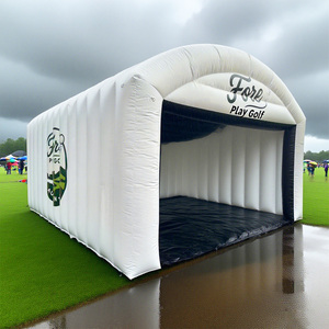 Simulateur de golf gonflable, logo personnalisé imprimé, tente pop-up, gazebo gonflable, auvent, simulateur mobile à louer - Product Image 1