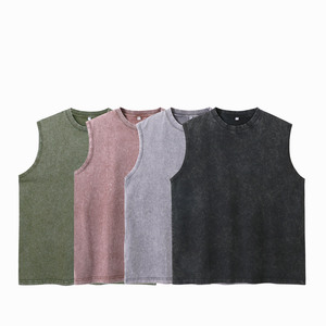 T-<span class=keywords><strong>shirt</strong></span> décontracté ample en coton tricoté respirant, style <span class=keywords><strong>vintage</strong></span>, pour homme, collection été 2026, vente en gros, personnalisable, style européen et américain - Product Image 3