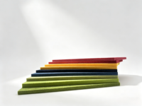 Panneaux de plafond en feutre polyester acoustique moderne, ignifuges, écologiques, imperméables, 9 mm, avec design graphique, pour usage scolaire et hôtelier