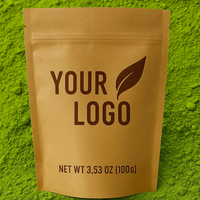 Thé vert Matcha de qualité supérieure, de qualité cérémonielle, en vrac, en sachet, 100g, nouvelle boîte, vente en gros, marque privée