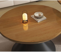 Table Basse en Bois Moderne et Élégante Multifonctionnelle, Nouveauté 2025, Design Conique Unique, Finition Durable, Vente Chaude