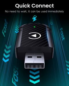 New Upgraded 2 in 1 <b>Plug</b> and Play Car USB Port Support IOS Android System CarPlay Adapter - Product Image 2