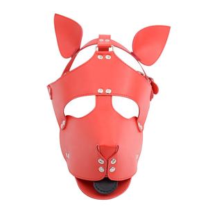 <span class=keywords><strong>Gay</strong></span> Puppy Hood BDSM Juego de rol Pet Headgear Bondage Gear Props para perros - Product Image 4