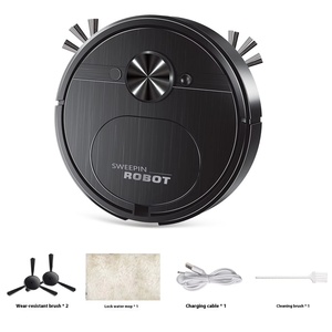 New Three in One Automatic Household Cleaning Robot USB Charging Vacuum Cleaner Sweeping <b>Mopping</b> Robot Wet and <b>Dry</b> Vacuum Cleane - Product Image 4