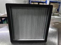 Filtre à panneaux HEPA plissé profond H13 H14 personnalisé, haute performance anti-poussière, faible résistance pour usine électronique, hôpital, salle blanche