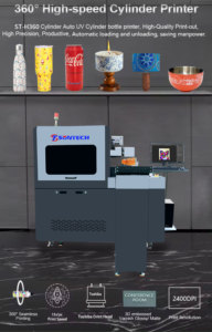 Tốc độ cao <span class=keywords><strong>360</strong></span> UV xi lanh máy in phun cho <span class=keywords><strong>Flex</strong></span> và da sản xuất chất lượng cao chai sản xuất xi lanh máy in UV - Product Image 2