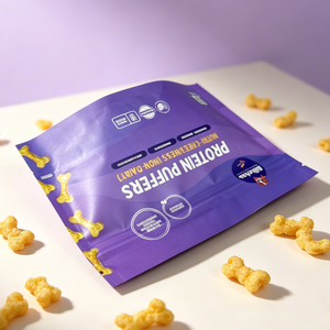 Confezione Personalizzata <span class=keywords><strong>per</strong></span> Alimenti <span class=keywords><strong>per</strong></span> Animali Domestici, Sacchetto Impermeabile con Zip <span class=keywords><strong>per</strong></span> Biscotti, Carne Liofilizzata e <span class=keywords><strong>Snack</strong></span> <span class=keywords><strong>per</strong></span> <span class=keywords><strong>Cani</strong></span> e Gatti - Product Image 3