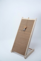 USMILEPET Griffoir pour chat en bois personnalisé, en chêne naturel, planche à griffer pour chat, tapis personnalisé pour chaton, tapis à griffer pour salon