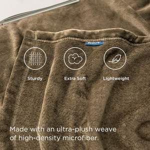 ผ้าขนหนูไมโครไฟเบอร์เนื้อนุ่มพิเศษสองด้าน ผลิตจากผ้าคอรัลฟลีซหนาพิเศษ สีพื้น ป้องกันไรฝุ่น ผลิตจากโพลีเอสเตอร์ 100% ลดราคาจากโรงงาน - Product Image 4