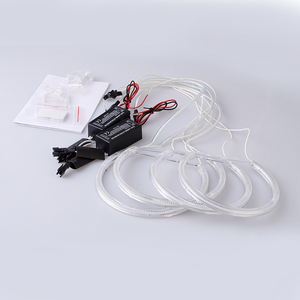 Feux de jour à LED <span class=keywords><strong>CCFL</strong></span> blanc pur 131 mm 146 mm, nouveaux pour <span class=keywords><strong>E46</strong></span> - Product Image 2