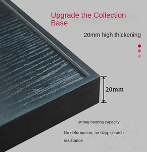 Boîte de rangement et d'affichage en verre réutilisable, de différentes tailles (petite, moyenne, grande), standard minier, assemblée, avec support de carte - Product Image 4