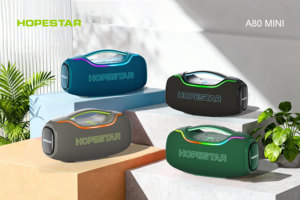 Caixa de Som Portátil HOPESTAR A80Mini 36W à Prova d'Água IPX6 com Luz RGB, Bateria de 10000mAh e Áudio de Alta Qualidade para Karaokê ao Ar Livre e Uso Doméstico - Product Image 5
