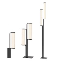 Lampu Taman LED Modern Berkualitas Tinggi Dua Kepala 1/2/3/4M Lampu Dekoratif Jalan Lanskap Taman