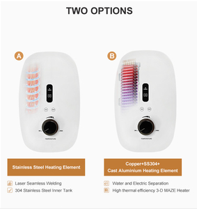 Termostato de calentador de agua eléctrico sin tanque instantáneo inteligente de 7KW y 220V, ahorro de energía, calentamiento rápido para el Hogar, baño, ducha, cocina - Product Image 2