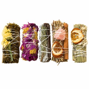 Factory Wholesale Natural Pure Herbal Spiritual Crystal Energy Cleansing <strong>Incense</strong> Sticks, Containing <strong>Palo</strong> <strong>Santo</strong>/sage Bundles - Product Image 1