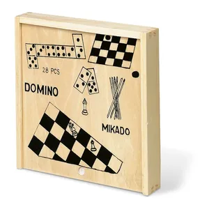 Juegos 4 en 1 TRIKES de madera, merchandising personalizado - Product Image 2