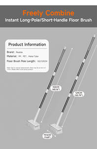 Cepillo <span class=keywords><strong>de</strong></span> Fregado <span class=keywords><strong>de</strong></span> Pisos Realida Extra Ancho, Cepillo <span class=keywords><strong>de</strong></span> <span class=keywords><strong>Limpieza</strong></span> para Grandes Áreas, Cepillo <span class=keywords><strong>de</strong></span> Pisos Resistente con Cerdas Rígidas - Product Image 6