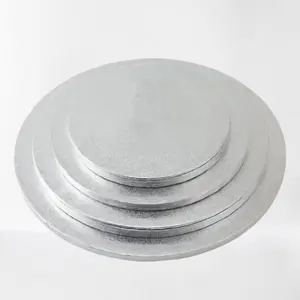 中国工厂热卖高品质各种尺寸定制蛋糕鼓圆形蛋糕鼓包裹圆形