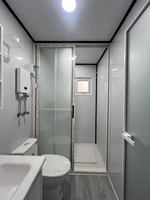 Maison conteneur pliable anti-corrosion, respirante et extensible pour usage moderne en bureau, salle de bain ou extérieur