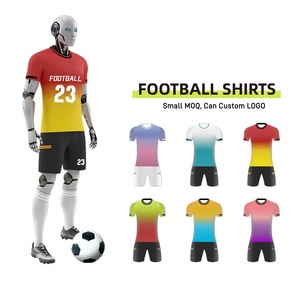 Football <strong>Jersey</strong> Quick-Drying 100% Polyester 180g <strong>Loose</strong> <strong>Fit</strong> Sporty T-Shirt with Letter Pattern Customization - Product Image 1