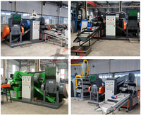 Granulateur de fil de cuivre 300-600 kg/h avec criblage multi-étapes, machine industrielle de granulation de câbles de rebut à vendre en gros