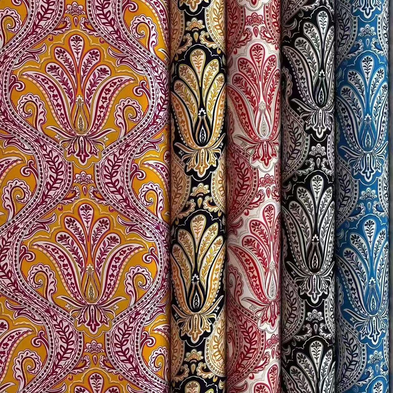 Wholesale 100% Viscose Rayon Fabric - Stretchy Printed Fabric for 