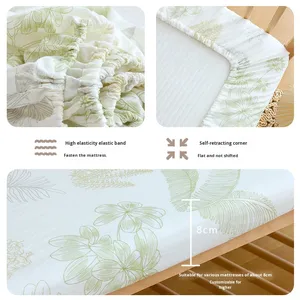 Coprimaterasso in Fibra di Bambù e Cotone per Neonati, Classe A, Sottile Estivo, per Asilo e <span class=keywords><strong>Bambini</strong></span> - Product Image 3