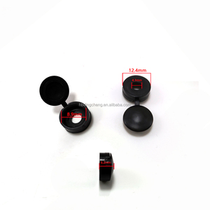 M4mm M5mm Capuchons <span class=keywords><strong>de</strong></span> couverture à vis à charnière en plastique Obturateur pliant Couvercles <span class=keywords><strong>de</strong></span> vis Capuchon Snap Washer Covers Flip Tops Capuchons à vis - Product Image 2
