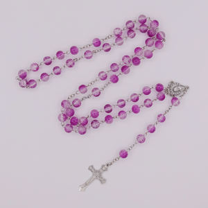 Collar <span class=keywords><strong>de</strong></span> Perlas <span class=keywords><strong>de</strong></span> la Virgen María Católica Cristiana al por Mayor, Joyería Fina, <span class=keywords><strong>Dios</strong></span> Bendiga, Rosario <span class=keywords><strong>de</strong></span> Oración - Product Image 6