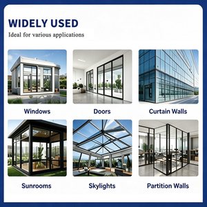 Unité de <span class=keywords><strong>vitrage</strong></span> isolant à double <span class=keywords><strong>vitrage</strong></span> personnalisable, à structure creuse, pour murs-rideaux, écoénergétique et à <span class=keywords><strong>isolation</strong></span> thermique - Product Image 3