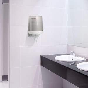 Rouleau de serviettes en papier jetables blanches Boardwalk 2 plis, 600 feuilles/rouleau, 6 rouleaux/carton, 7,6 x 8,9 po - Product Image 5