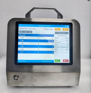 Contador de Partículas LASENSOR LPC-S310 com Tela Sensível ao Toque de 8 Polegadas, Fluxo de 28,3L/min, 6 Canais, 0,3 Micrômetros, Armazenamento de 1M, Impressora Térmica em Aço Inoxidável - Product Image 6