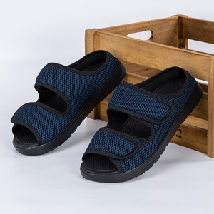 <span class=keywords><strong>Sandales</strong></span> <span class=keywords><strong>orthopédiques</strong></span> confortables et réglables, antidérapantes, à double bride et à bout ouvert, respirantes - Product Image 4