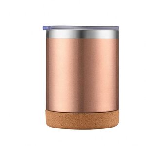 Vaso Térmico Ecológico de Acero Inoxidable 304 con Recubrimiento en Polvo, de Doble Pared y Aislamiento al Vacío, de 12 oz, con Base de Corcho, Ideal para Regalos Empresariales - Product Image 5