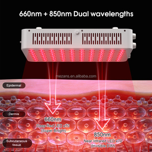 Panel de Terapia de Luz Roja LED de 100W con Doble Chip, 660nm 850nm, QB70-M, Sin Ventilador, Silencioso, para Uso en Salón y Hogar, Certificado CE FCC, <span class=keywords><strong>Precio</strong></span> de Fábrica - Product Image 2