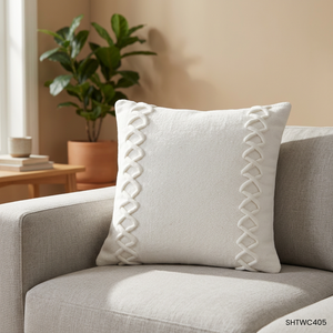 High Demand Minimalist Square Throw <b>Pillow</b> Cotton Linen Solid Color Stitched Design Removable Washable Envelope Closure For Sale - Product Image 4