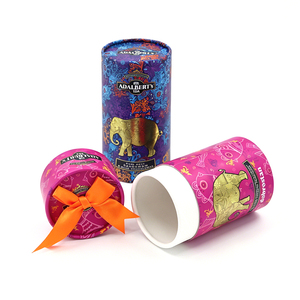 Recyclable Custom Luxury Food Grade Cylinder Cardboard <b>Tea</b> Packaging Cans Round Paper Tube <b>Canister</b> for Food Coffee Packaging - Product Image 2