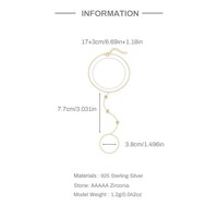 Nouveau design tendance : Bracelet en argent sterling 925 avec pendentif cœur, style exotique, bijoux fins pour femmes, vente en gros