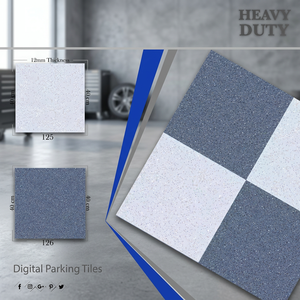 Carreaux de sol en porcelaine robustes de 40x40 cm au design asiatique pour parkings extérieurs, hôtels et hôpitaux - Product Image 3