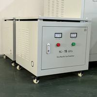 Transformateur d'isolement sec triphasé 15 kVA, élévateur/abaisseur de tension 380 V vers 220 V, 480 V vers 400 V, alimentation pour équipement laser certifié CE