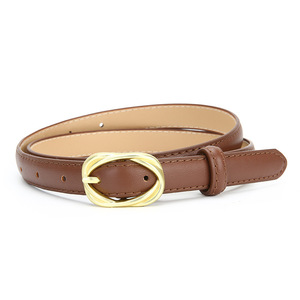Ceinture en cuir véritable Tiyo pour femme, noire, en cuir de vachette, avec boucle ardillon géométrique en alliage, style décontracté, durable, 3,0 cm, idéale pour les jeans - Product Image 3