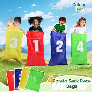 Sacs de course aux sacs de pommes de terre d'extérieur - Matériel en tissu pour les jeux de maternelle et de jardin - Product Image 6