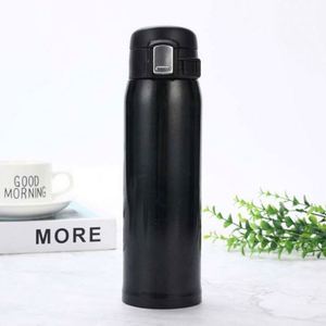 Stainless Steel Vacuum Tumbler 500Ml Double Wall Insulated Travel Bottle With Lid Minimalist Design - Product Image 5