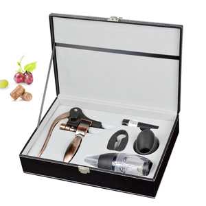 OEM Professional Wine Tools Kit Premium Opener Corkscrew Opener and Wine Aerator 4 in 1 Wine Opener Gift Set - Product Image 1